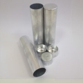 Алюминиевые гильзы 25 мм диаметр с железной крышкой